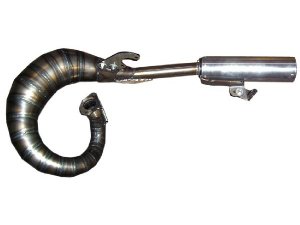 Rennauspuff Pipe Design Lambretta LI, GP, TV, SX, TS1, RB 200, 225 Hornet RB - normales Stahlblech