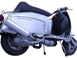 Rennauspuff Pipe Design Lambretta LI, GP, TV, SX, TS1, RB 200, 225 Voyager - normales Stahlblech