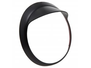 Lampenring SIP fr Vespa GTS/GTS Super/GT/GT L 125-300ccm Kunststoff, mattschwarz, mit MV Lampenschirm, zum Kleben