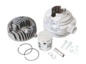 Rennzylinder PINASCO Faroba  sso 160ccm fr Vespa 125 VM /VN/ACMA/150 VB/VGL1/VL  60mm, Aluminium, 5 S, Hub 57mm, inkl. Zylinderkopf
