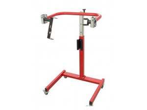 Motormontagestnder SERIE PRO Deluxe fr Vespa 50-125/PV/ET3 /PK50-125/S/XL/XL2/125 VNA&ndash;TS/150 VBA-T4/160 GS/180 SS/Rally/PX80-200/PE/Lusso /98/MY/11/T5/Cosa orange, schwarz, Fahrbar, 360 schwenk- und drehbar