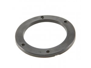 Dichtung (d) 4mm, Hupe fr Vespa 125 VNB/150 VL/VB/VBA /VBB/GS VS1-5/160 GS Rand eckig schwarz,  50/72 mm