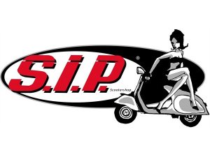 Aufkleber SIP Logo mit PinUp, L 95mm, B 47mm