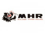 Aufkleber MALOSSI MHR, schwarz, L 145mm, B 25mm