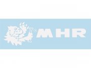 Aufkleber MALOSSI MHR Malossi, wei, L 128mm, B 36mm