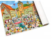 Geschenkpapier SIP VESPA Wimmelbild wei matt L 980mm, B...