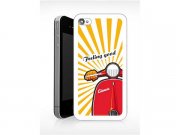 Schutzhlle SIP iPhone 4/4S, Feeling Good, wei, Silikon
