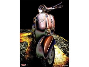 Poster SIP Vespa Sprint STP 60s KLASSIK, L 650mm, B 480mm