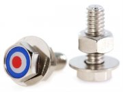 Schraube M6x20 mm, Sechskant, SIP Nummernschild/-halter...