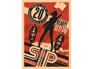Poster SIP 20 Jahre SIP Open Day 2014, B 594mm, H 840,0mm, Profisilk 200 g/m, Design by R.Black