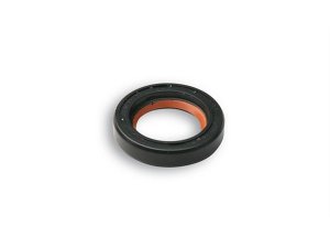 Wellendichtring MALOSSI FKM /PTFE Kurbelwelle fr PIAGGIO CIAO/PX/SI/Bravo/Superbravo /Grillo/Boss schwarz, 15x24x5 mm