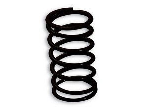 Gegendruckfeder MALOSSI MHR fr Multivar und Originalvariator, fr GILERA /PEUGEOT/PIAGGIO 50ccm 2T AC /LC Hrte: 114% (5,5k), (d) 4mm, schwarz, L 103 mm,  i 57,8 mm