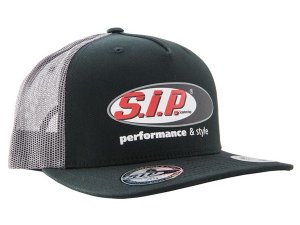 Kappe SIP Scootershop Logo, schwarz/grau, Gre: one size, Trucker-Cap, 47% Cotton / 25% Polyester/ 28% Nylon