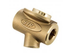 Federaufnahme SIP Feder Lenksule, vorne, unten, fr Vespa 125 GTR 2/TS 2/150 Sprint V 2/Super 2/200 Rally 2/P150S passt auch fr Vespa 125 V1-TS /150 VL-Super/180-200 Rally  i 10 mm, Messing, geschmiedet, Premium Qualitt