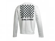 Longsleeve Shirt MALOSSI GRIFFE Pattern Logo, wei,...