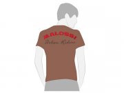 T-Shirt MALOSSI GRIFFE Ride rs, braun, Unisex, Gre: S,...