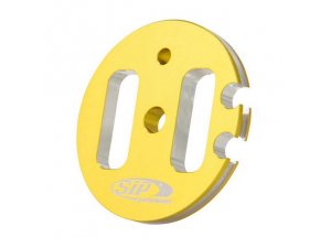 Schaltrolle SIP fr Vespa 125 VNB3-6/150 VB1/VBA/VBB /VGLA-B/T3-T4/GS VS2-5/160 GS Aluminium, CNC gefrst, gold eloxiert