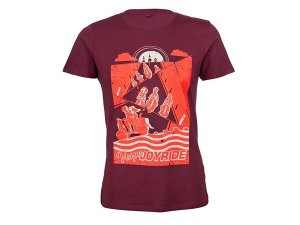T-Shirt SIP Joyride 2015, rot, fr Mnner, Gre: L, Front Print, gekmmte Baumwolle, 100% Baumwolle, 150/m, 