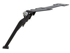 Seitenstnder SIP 76 fr Vespa 50-125/PV/ET3/125 VNA /VNB/GT/GTR/Super/TS/150 VBA /VBB/VGLA/B/GL/Sprint/V /Super/P150S/160 GS/180 SS /Rally L 180 mm, Aluminium, schwarz, mit zwei Federn, selbsteinklappend