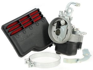 Vergaserkit MALOSSI SHA 13 fr PIAGGIO Ciao inkl. Luftfilter, schwarz