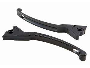 Sporthebel Set SIP fr Vespa GTS/GTS Super/GTV/GT 60/GT/GT L 125-300ccm, Aluminium, CNC, schwarz