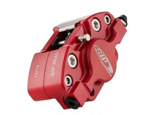 Bremszange SIP fr GRIMECA Classic/GRIMECA `98/MY, vorne, fr Vespa fr MMW hinten Aluminium, rot, lackiert,  31,5 mm, mit ABE, KBA 61358