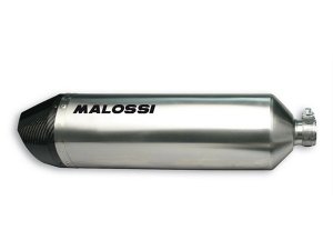 Rennauspuff MALOSSI RX, fr YAMAHA Xenter 125-150ccm 4T LC i.e. Aluminium, mit E-Pass, ohne Katalysator