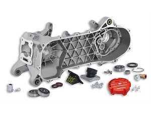 Motorgehuse MALOSSI RC-One fr GILERA/PIAGGIO lang 50ccm 2T AC/LC ohne E-Start, 12/13