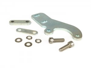 BGM PRO Auspuffhalter vorne - silber - Clubman V3.0, Lambretta Serie 1-3