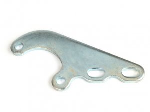 BGM PRO Auspuffhalter vorne - silber - Clubman V1.0, V2.0, Lambretta Serie 1-3