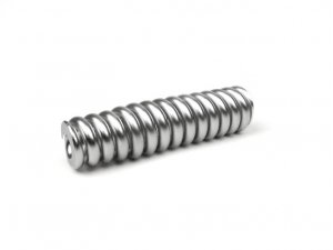 BGM PRO Stossdmpferfeder vorne - Edelstahl - l=165mm- Vespa Rally180-200, Sprint150, TS125, GT125, GTR125
