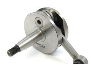 BGM PRO Racing Vollwangen-Kurbelwelle - Membraneinlass -  20mm Konus, Hub=51mm, Pleuel=105mm, Vespa PK125 XL