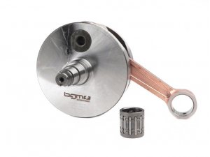 BGM PRO Racing Vollwangen-Kurbelwelle - Membraneinlass -  20mm Konus, Hub=54mm, Pleuel=105mm, Vespa PK125 XL