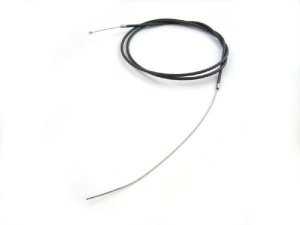 BGM Zug gedreht PTFE - schwarz - =1,6mm x 2300mm, Hlle= 2000mm, Nippel =5,5mm x 7mm, fr Schaltzug, universal