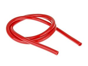 BGM STYLE Benzinschlauch - rot - Ø innen = 5mm, Ø aussen...