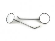 BGM STYLE Spiegel Paar - chrom - Vespa PX Lusso, T5