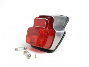 BGM STYLE Rücklicht - blank - Vespa Antik, Metall klein