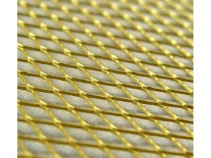 BGM Racing-Gitter - gelb - 8mm 300 x 300mm