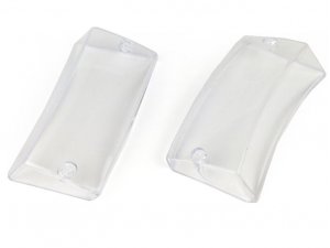 BGM Blinkergläser - weiss transparent - 2 Stück vorne,...