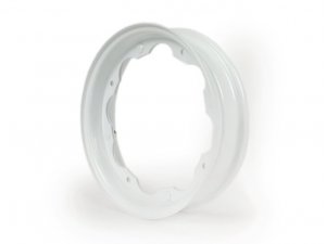 BGM Original Felge - weiss - Lambretta LI Serie 1-3, LI S, SX, TV Serie 2-3