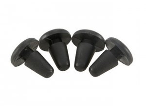 Gummistpsel Set Rahmen, hin ten, fr Lambretta DL/GP 125 -200ccm passt auch fr Lambretta 125 LI/Special/150 LI/Special/SX /175 TV 2-3/200 SX/TV schwarz, 4 Stck