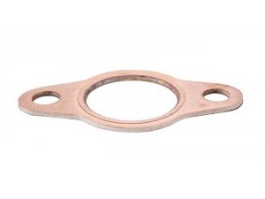 Dichtung SIP Auslass fr Vespa 50-125/PV/ET3/PK50/S/XL/XL2 Kupfer beschichtet,  30 mm, Stehbolzen: 8mm, Lochabstand: 56mm