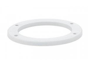 Dichtung (d) 4,3mm, Hupe fr Vespa 125 VNB/150 VL/VB/VBA /VBB/GS VS1-5/160 GS Rand eckig hellgrau,  50/72 mm, fr originalgetreue Restaurierung