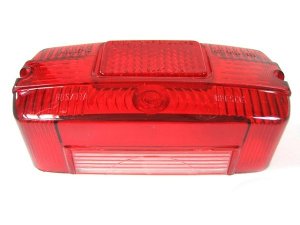 Rcklichtglas BOSATTA fr Lambretta 125 LI 3/LIS/150 LI3/LIS/SX/175 TV 3/200 TV /SX, ohne Leuchtmittel fr Carello Rcklicht