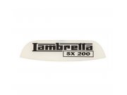 Schriftzug Lambretta SX 200, Heck, fr Lambretta 200 SX...