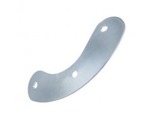 Halteblech Kotflgel, fr Vespa 125 V1-15/V30-33/VM/VN /VU/Hoffmann/VNA/VNB/150 VL /VB1/VD/VGLA/B/VBA/VBB/GS Stahl, verzinkt, silber, Hal bmond, gebogen, fr originalgetreue Restaurierung