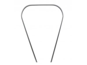 Monoschlitzrohr Beinschild fr Vespa 50-125/PV/ET3 chrom, Plastik, als schnes Accessoire