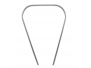 Monoschlitzrohr Beinschild fr Vespa 50-125/PV/ET3 chrom,...