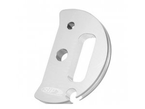 Gasrolle SIP Lenkkopf, Quick Throttle Disc fr Vespa 125 VNB3-6/150 VB1/VBA/VBB/VGLA -B/T3-T4/GS VS2-5/160 GS  44 mm, Aluminium, CNC gefrst, titan eloxiert, Kurzhub, ohne Seilzugversatz, mit Seilzuganschlag