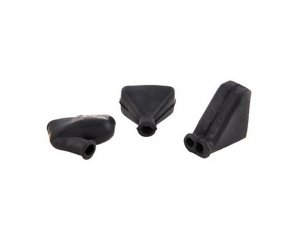 Gummi Kit Kabelkstchen, fr Vespa 160 GS/180 SS schwarz, 3-teilig